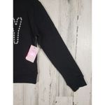 Juicy Couture NWT Juicy by  Black Silver Graphic Sweatshirt Women's Size XS Photo 3