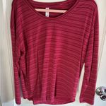 Athleta  Cloudlight Heathered Stripe Top Long Sleeve Size L Photo 0