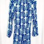 Lilly Pulitzer Elsa Romper: Indigo/Get In Line Jellyfish Blue White Photo 3