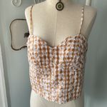 Maeve ANTHROPOLOGIE  SCALLOPED CROP TOP, sz 10 Photo 2