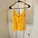 Anthropologie  Floreat NWT Women's Yellow Lace Cami Top Size XS Photo 2