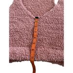 Indikah Sherpa Wide Strap Tank Top Loungewear Casual Sleepwear Pink Size M Photo 8