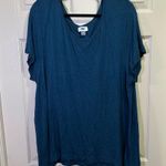 Old Navy  Crewneck Short Sleeve Swing Shirt Size XXL Women’s Blue Teal Photo 0