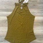 Ekouaer  Size Medium Olive GreenNWT Halter tank pit to pit 15, is 22 Photo 0