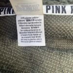 PINK - Victoria's Secret Pink! Victoria Secret green faux Sherpa quarter zip pullover sweater size small Photo 2