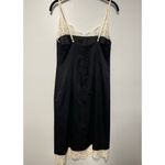 BCBG Max Azria Black & White Lace Dress Size 10 Photo 4