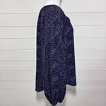 Lovestitch Navy Blue Patterned Women's Top Size L Photo 2