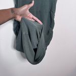 Monrow Sleeveless Shirred Bodycon Tank Dress Green Size L Photo 7