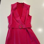 ZARA Pink Blazer Jumpsuit Dress Size Small Photo 4