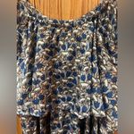 Maude by Anthropologie Floral Print Ruffle Satin Mini Dress Size Small Photo 6