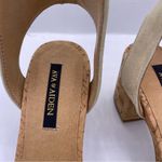 Ava nwot  & Aiden mid heeled beige sandals with cork block heel women’s Size 6 Photo 8