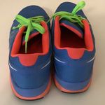 Nike Dual Fusion Run 2 Distinct Blue Flash Lime Shoe Womens 6 Sneaker. Preloved Photo 3