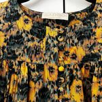 Ulla Johnson Elaine Floral Silk Mini Dress Size 0 XS Puff Sleeve Runway Wedding Photo 4