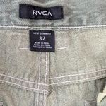 RVCA Green Denim Jeans Button Up Fly Women's Size 32 Photo 5