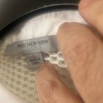 Marc New York  Fish net accented Classic White ladies Shirt large Photo 2