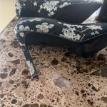 Nine West Black and Silver Floral Heels Brand New! Photo 2