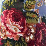 ZARA Floral Velvet Long Kimono Open Cardigan Robe Boho Artisan Sz M Blogger Fav Photo 12