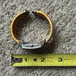 Women’s vintage orange/silver bangle bracelet watch one size measurements‎ shown Orange Photo 6