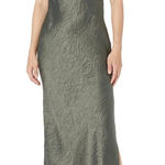 Equipment Femme Aurore Crinkle Wrap Dress Castor Grey Size 6 NEW Photo 0