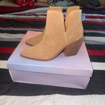 Lisa Vicky Tortilla Pull On Pointed Toe Stiletto Dress Bootie Boot Tan Size 8.5 Photo 1