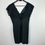 Francesca's Milan‎ Dress Womens Medium Lace Whimsigoth Fairy Grunge Boho Party Black Photo 5