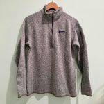 Patagonia EUC Gray Better Sweater Fleece Pullover 1/4 Zip Women’s Large L Photo 1