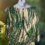 ECI  cute floral design cold shoulder style top Photo 6