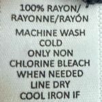 Loft Ann Taylor  Split Neck Navy Coral Boho Floral Long Sleeve Blouse Women Sz S Photo 6