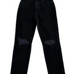 Current/Elliot The Boyfriend Original Fit Jeans Black Onyx NWT Size 24 Photo 1