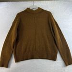 Banana Republic  Medium M Sweater Fluffy Centers Brandy Brown Merino Wool Blend Photo 1
