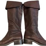 Jessica Simpson Cobra Leather Fold Over Boots, Sz 6.5 Photo 7
