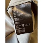 H&M HM Dress Women’s Size Small Sage Green Short V Neck Elastic Waist Silky Feel Photo 7