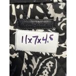 Vera Bradley Vera‎ Bradley Train Case Cosmetic Makeup Bag Travel Organizer Black Paisley Photo 1