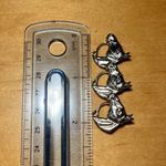 Head Three Horse  Equestrian Sterling Silver Pin Brooch Photo 11