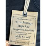 Democracy  Jeans Women Plus Sz 24W Cropped Itty Bitty Flare Ab Solution Black NWT Photo 2