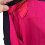 Misook Exclusively  Dark Pink Navy Cardigan Small Photo 2