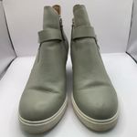 Linea Paolo  Light Gray Leather FRESHTON High Hi Top Hidden Sneakers Sz 9M Photo 1