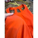 Athleta XL NEW Transcend Support Top Tank Orangish Red Open Strappy Back Photo 2