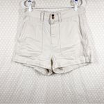 Madewell  White‎ Denim Dempsey High Rise Shorts Photo 1
