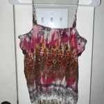 Funky Y2K Beaded Cami Top Brown Photo 0