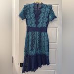 Sea New York Lola Lace Dress Blue Size 4 Photo 4
