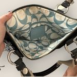 Coach | Vintage Y2K | Hampton Bag | Black with Blue Interior Photo 6