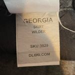 DL1961 Georgia Studded Mini Jean Skirt Faded Black Size 28 Photo 8