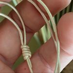 Handmade Purple Agate pearl white leather Choker Photo 5