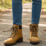 Maurice's NWOTs Wren Lug Sole Tan Hiker Boots from  size 7 1/2 Photo 0