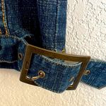 Angie Y2K Buckle Hem Denim Pencil Skirt size Medium Photo 2