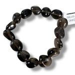 Free People Ariana Ost Crystal Stone Chunky Bracelet Smoky Quartz Bohemian Photo 6