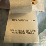 Talbots Vintage 100% Cotton Floral Print Slacks Teal Aqua White Women’s Size 6 Photo 4