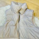 Old Navy  Mauve pink blush puffer vest for fall and winter L Photo 4