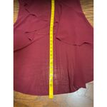 Lulus NEW  Burgundy Maxi Dress S Off Shoulder Asymmetrica Formal Evening Gown Photo 12